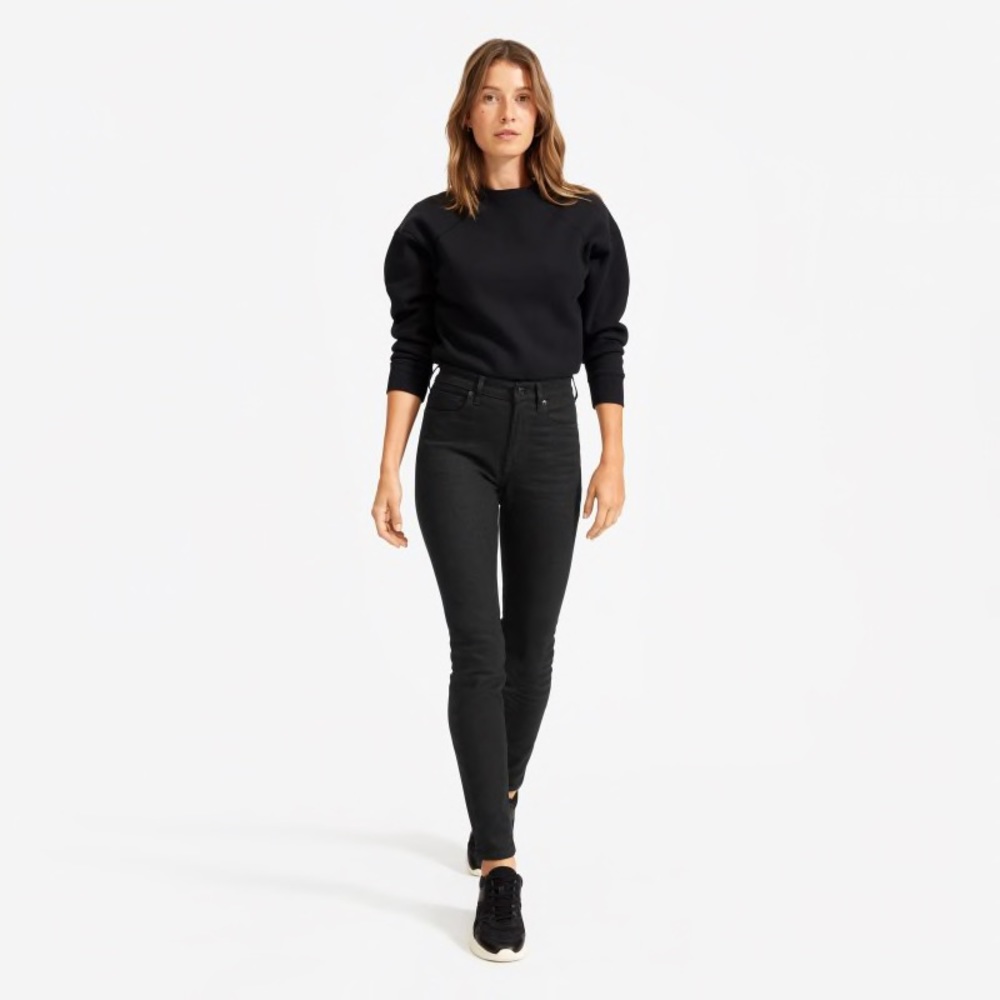 Everlane black skinny jean.